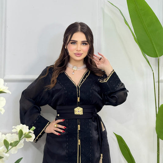 Caftan 2 pièces – Élégance & Raffinement