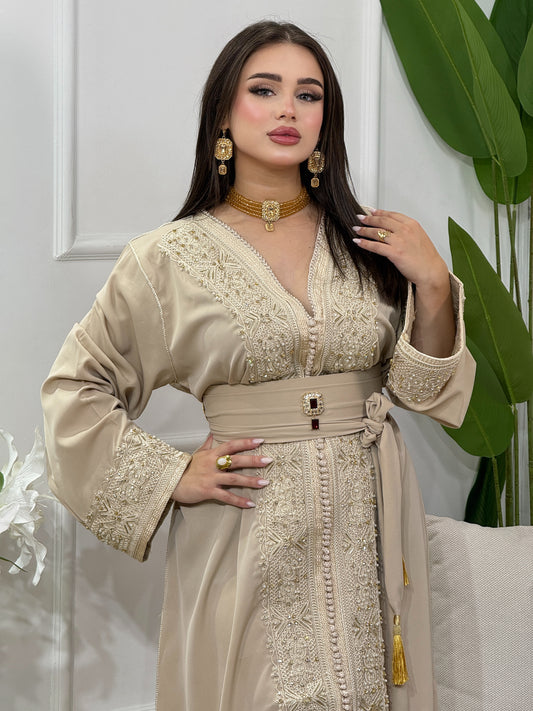 Caftan Amel – Beige