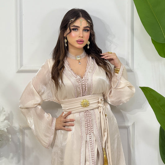 Caftan Organza 2 Pièces – Élégance & Légèreté