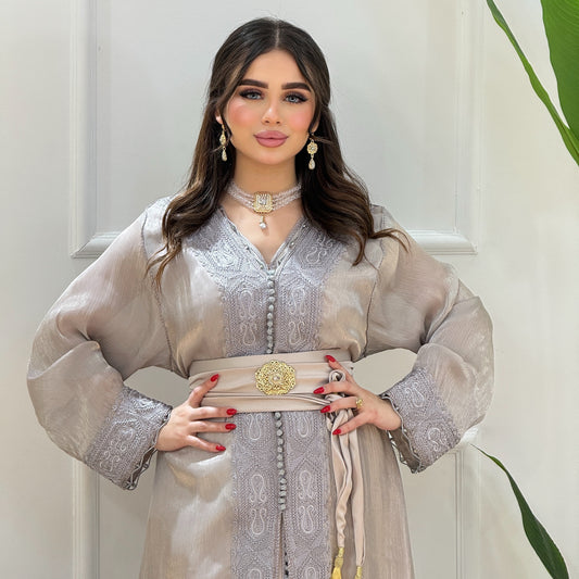 Caftan 2 pièces – Élégance & Raffinement