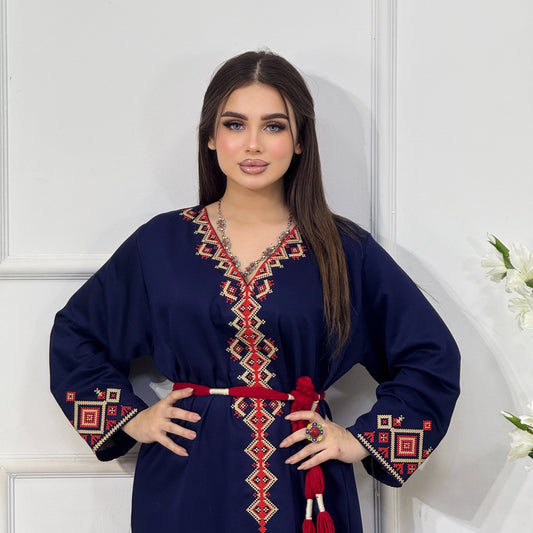 Robe Tinhinane – Broderie Point de Croix