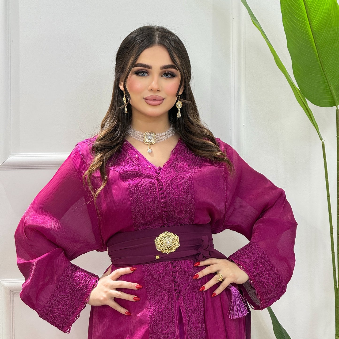 Caftan 2 pièces – Élégance & Raffinement