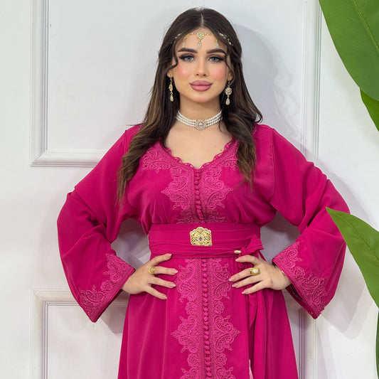 Caftan Assala – Fuchsia