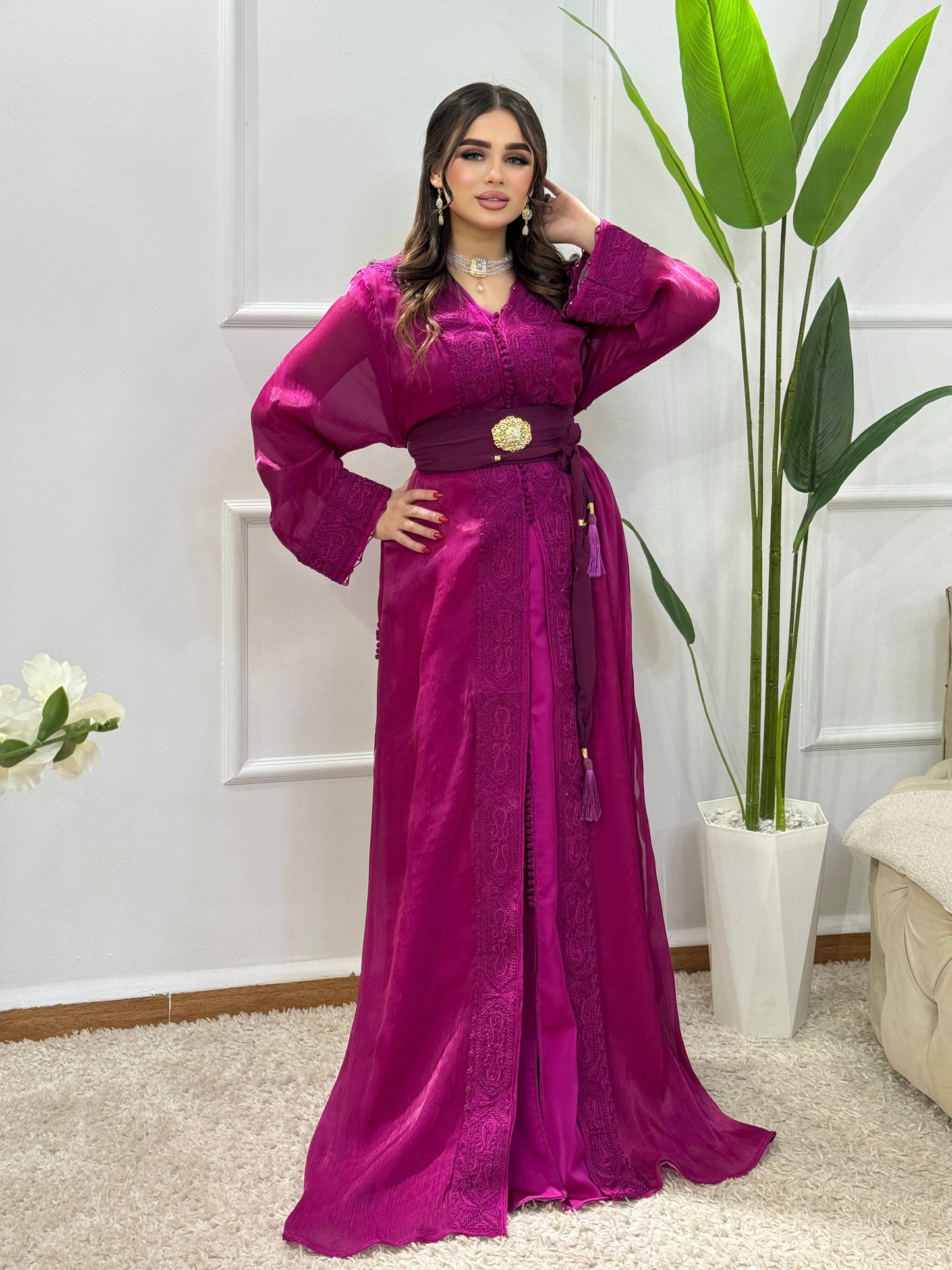 Caftan 2 pièces – Élégance & Raffinement