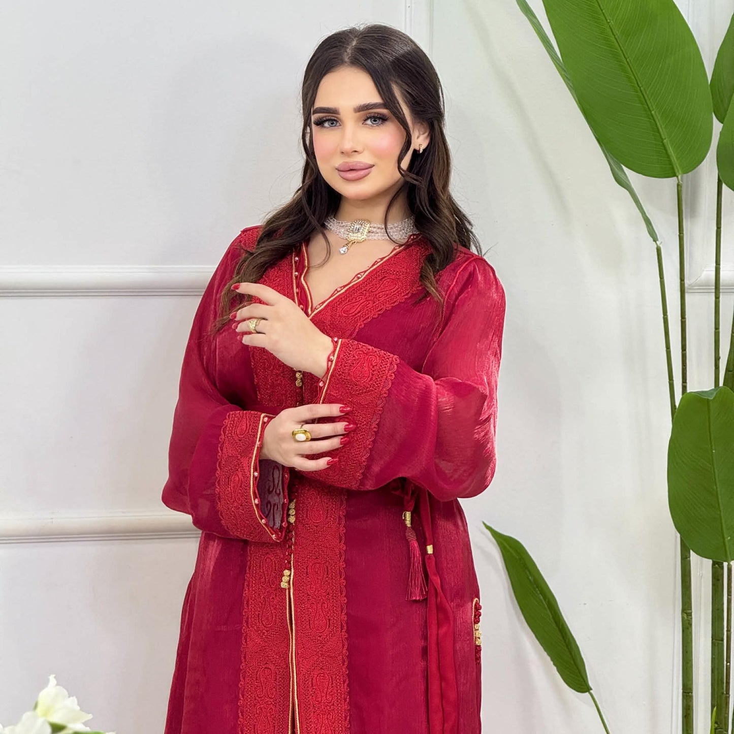 Caftan 2 pièces – Élégance & Raffinement