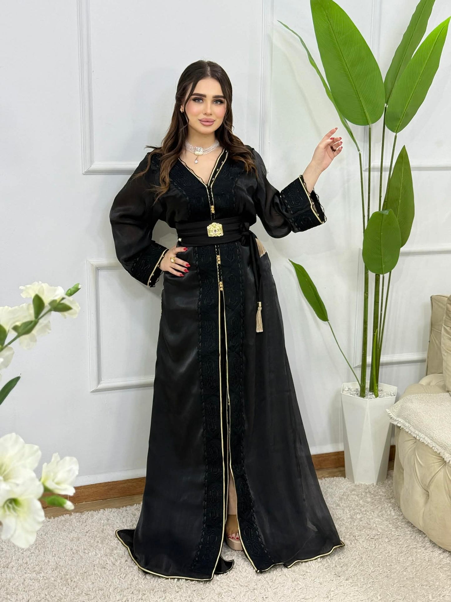 Caftan 2 pièces – Élégance & Raffinement