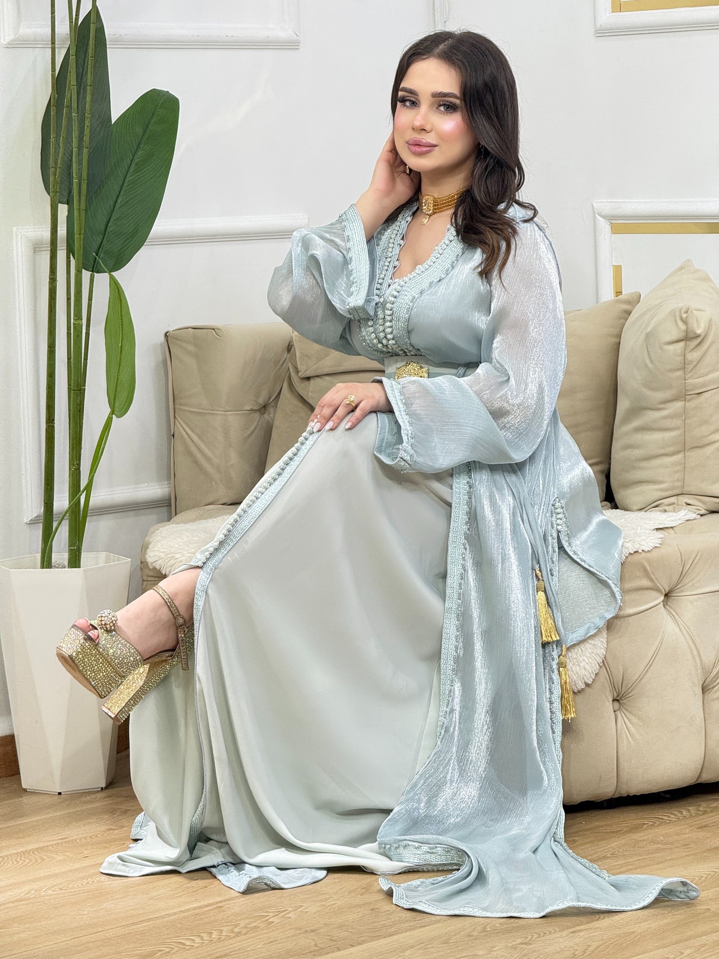 ✨ Caftan Amira – Organza ✨
