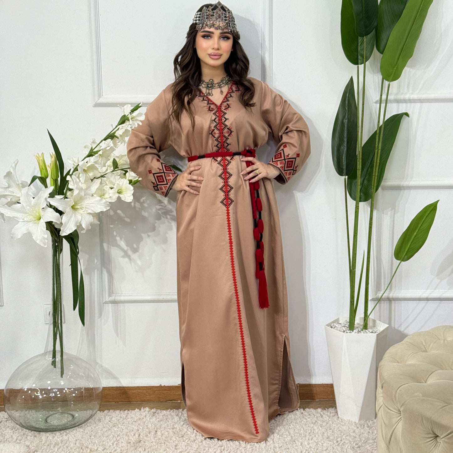 Robe Tinhinane – Broderie Point de Croix