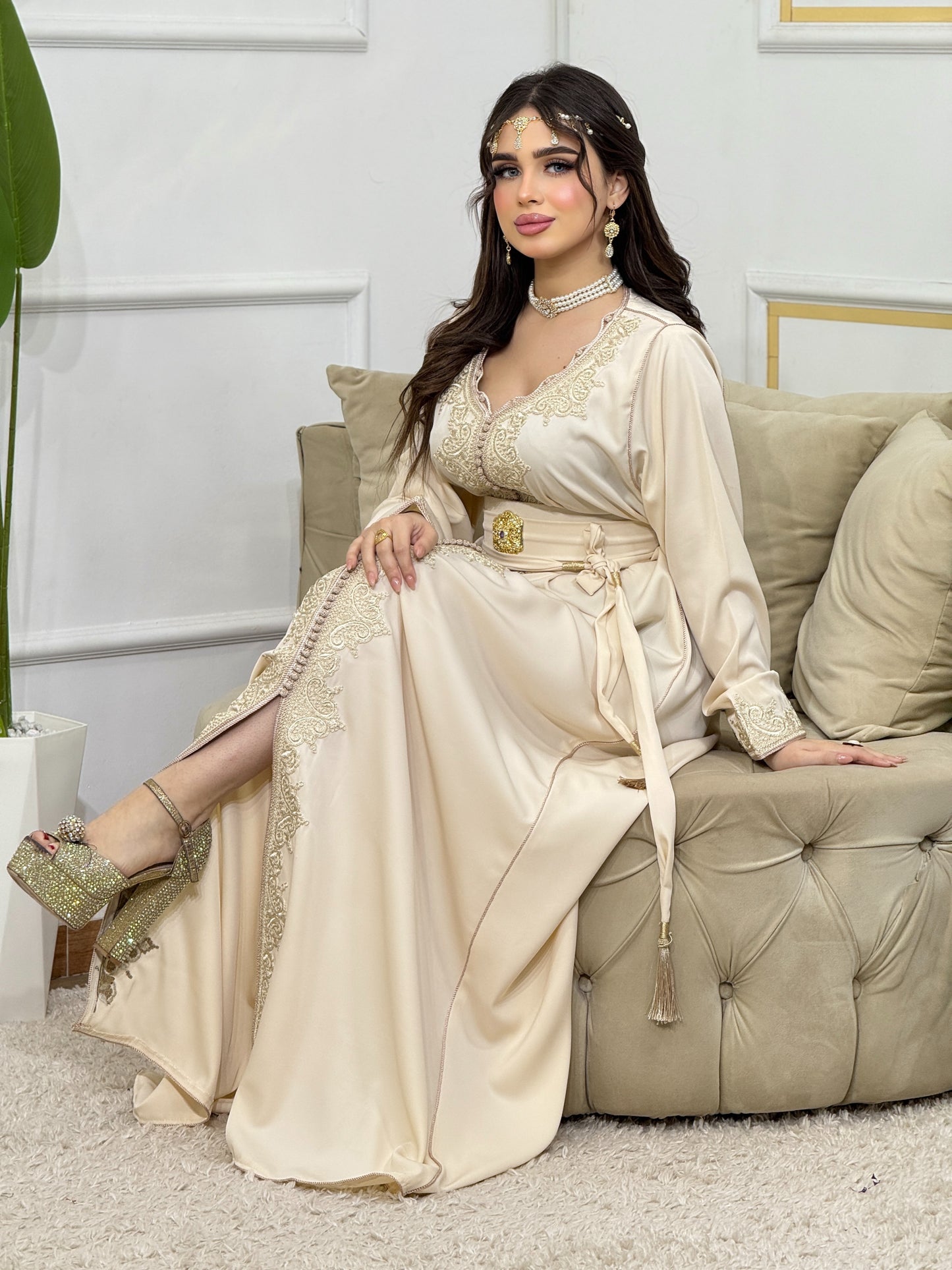 Caftan Assala -beige