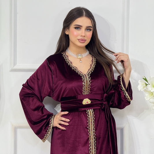 Caftan Velours Élégance