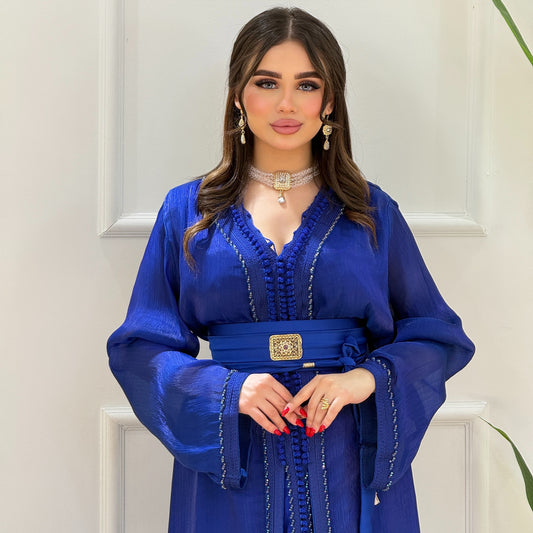 Caftan Organza 2 Pièces – Élégance & Légèreté