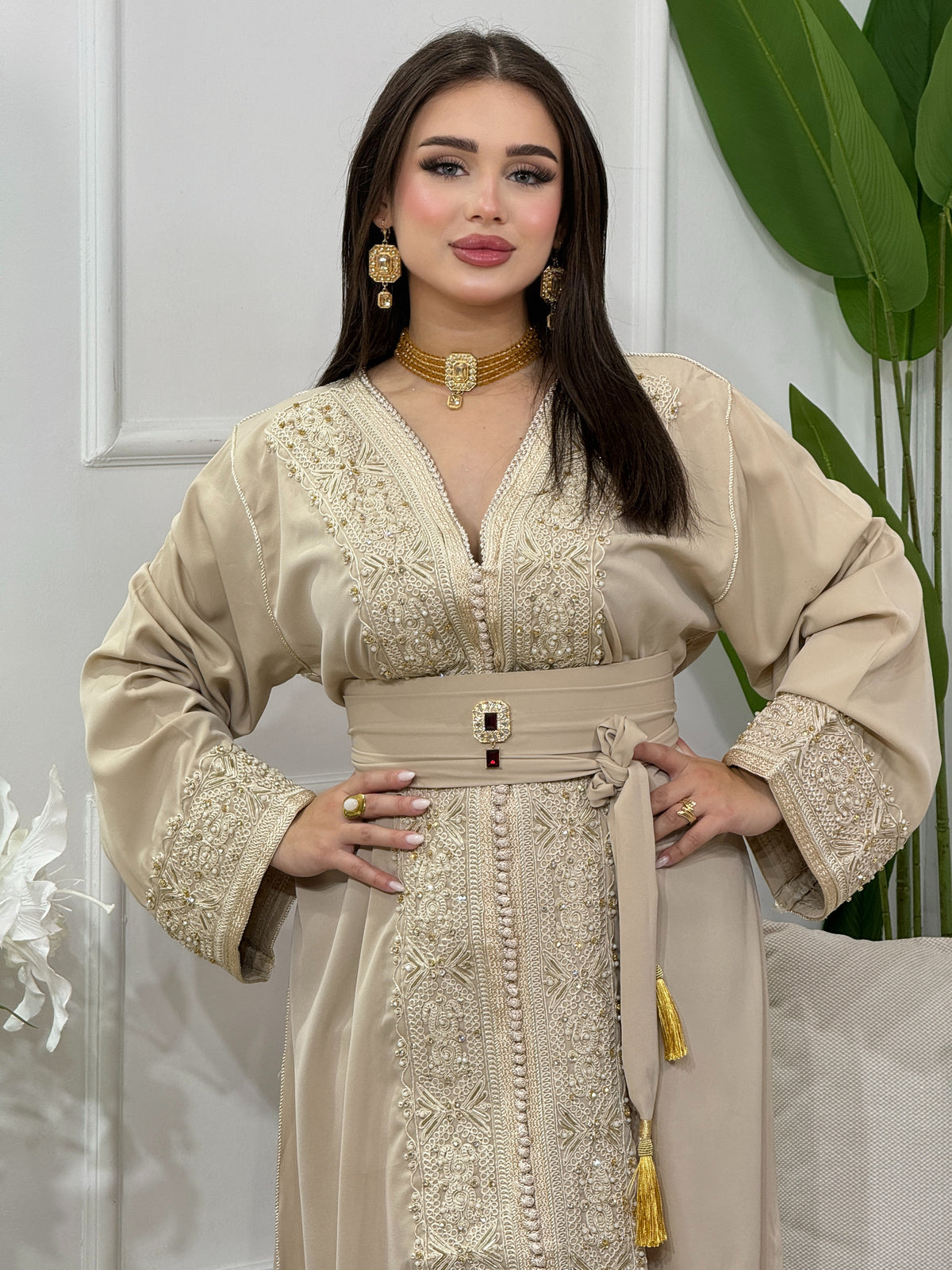Caftan Amel – Beige
